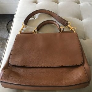 Dolce&Gabanna Miss Sicily pebbled large satchel